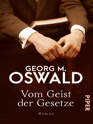 cover image of Vom Geist der Gesetze
